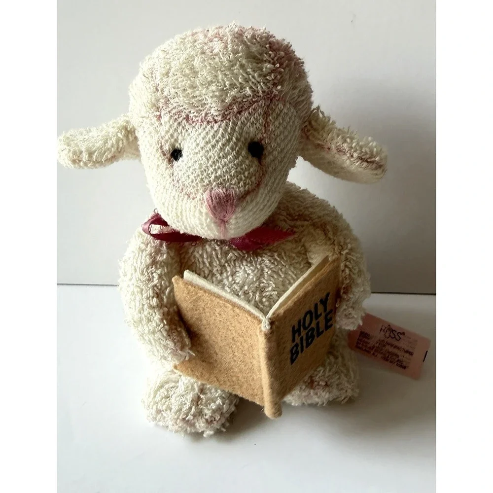 Russ Berrie‎ Home Buddies Luke Lamb Plush Stuffed Animal 5